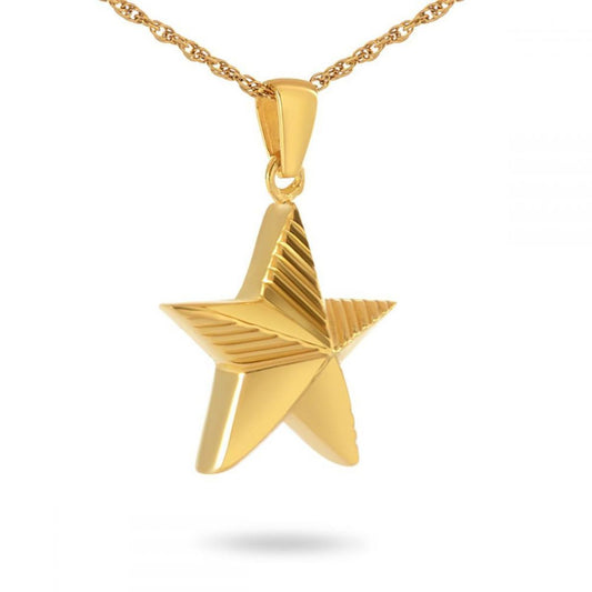 Military Service Steel Gold Keepsake