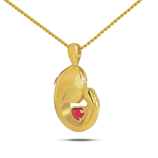 October Mothers Love w/ Opal Pink Gold Plated steel